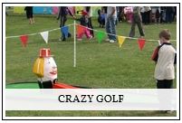 Crazy golf games hire for corporate events and parties