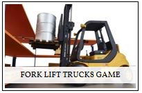 Model fork lift truck driving game hire