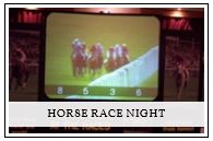 Filmed Horse Race Night for corporate dinner parties