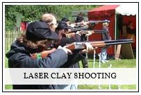 Laser clay pigeon shooting for wedding parties