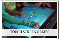 Giant multi touch games table hire