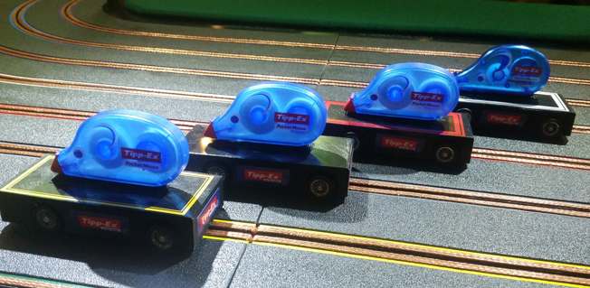 Customised and branded scalextric cars made to order