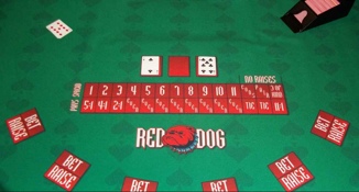 Red Dog Casino table for hire UK wide, 