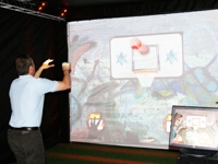 Basketball simulator game rental for exhibitions and sporting occasions