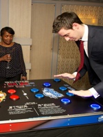 Batak table top game for hire to exhibitions 