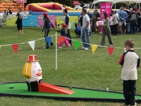 Crazy golf games to rent or hire Yorkshire