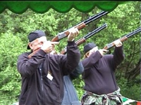 Laser Clay Pigeon shooting Yorkshire