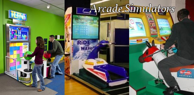 Arcade simulators to hire, London and south east