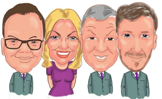 Full colour digital caricatures for exhibitions