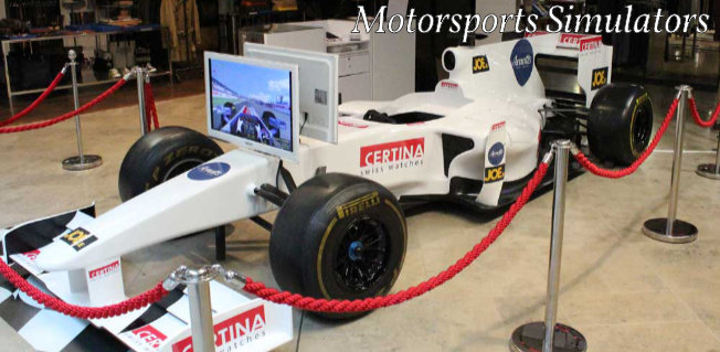 Formula 1 racing simulator games for exhibitions
