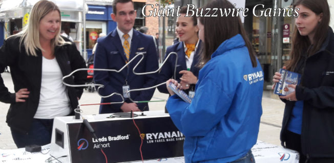 Giant hand steady buzzwire game for exhibitions