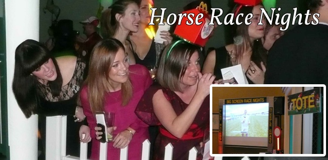 Horse race night corporate party