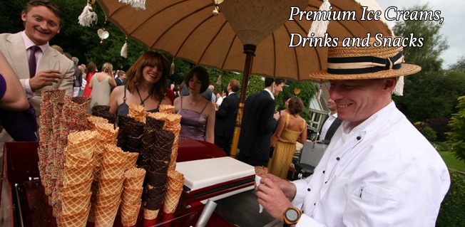 Food and drinks trikes to hire for exhibitions and parties