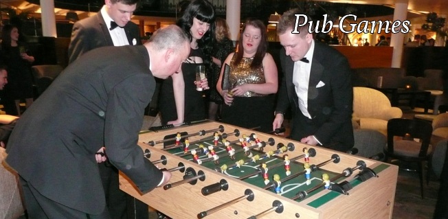 Pub style games hire for corporate parties