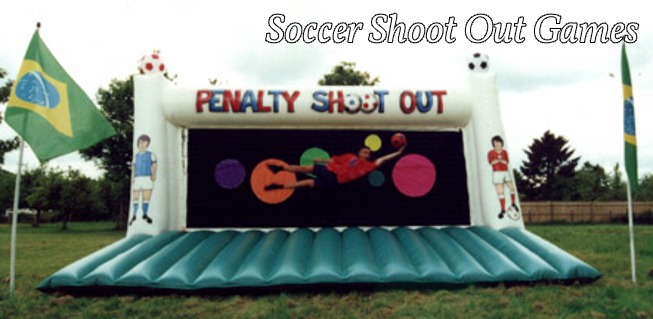 Penalty shoot out inflatable game hire