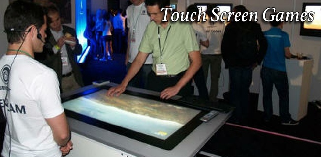 Multi touch table games for rent or hire