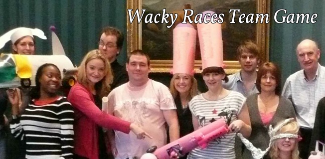 Wacky Races fun teambuilding game for companies